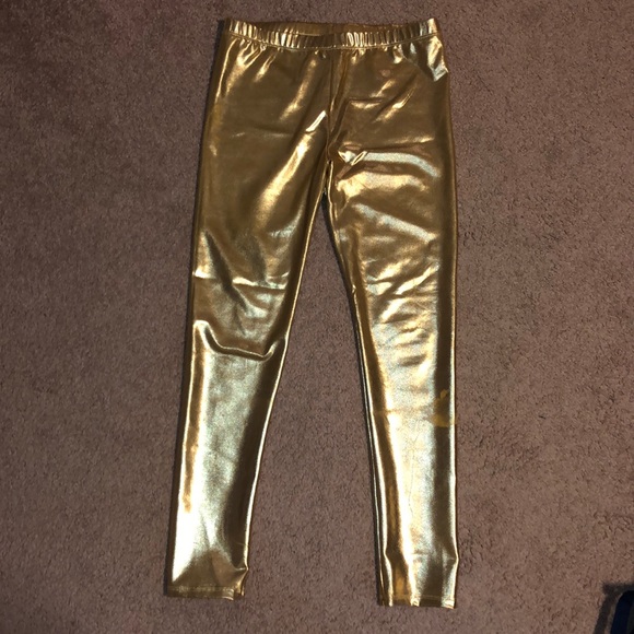 Gold leggings - Picture 1 of 3